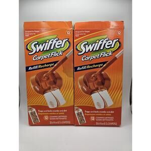 Swiffer Carpet Flick Refills Cleaning Pads 38 Cartridges Total